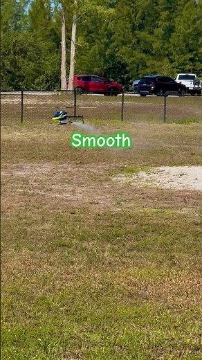 Smoothest remote control nitro helicopter land ever from high altitude