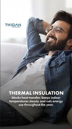 Stable temperatures, lower energy use — Tikidan Thermal Insulation keeps comfort constant.