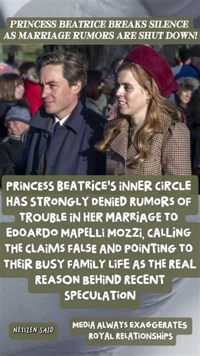 👑💬 Princess Beatrice Breaks Silence as Marriage Rumors Are Shut Down!