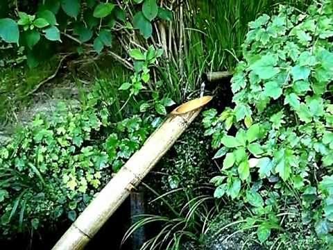 ししおどし（鹿威し）／ 添水（そうず）日本庭園 shishiodoshi