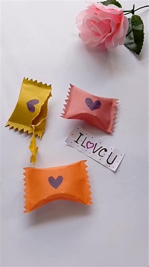 diy paper color full chocolate 🍬🍬 craft//diy gift ideas tutorial//