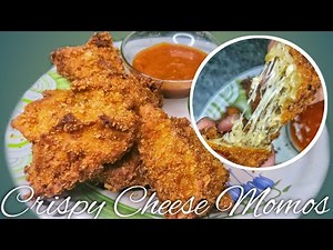 Crispy cheesy momos/crispy cheese veg paneer momos