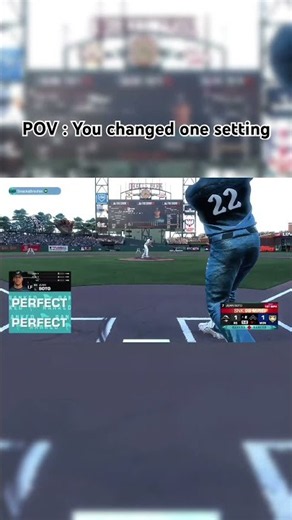 MLB the show 26 best hitting settings in the game #mlbtheshow26 #mlbbshorts #baseball #videogames