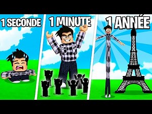 Roblox mais PLUS GRAND CHAQUE SECONDE (But You Get Taller Every Second)