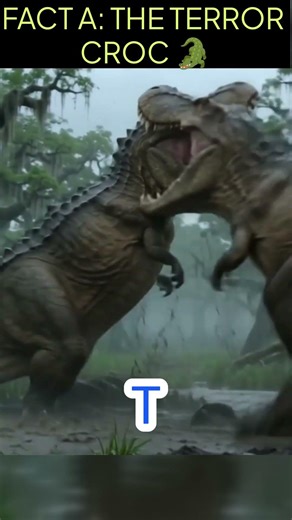 T-Rex was actually PREY?! 🦖🐊 #shorts #youtubeshorts