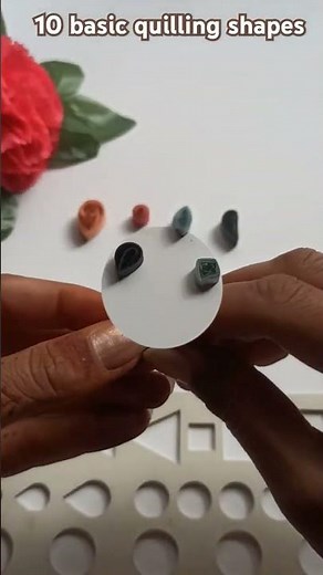 10 basic quilling shapes for beginners/art & craft tutorial # quilling card #wuilling shapes