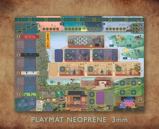 Premium Neoprene The White Castle   rozszerzenie Matcha Custom Gameboard plansza do gry w stylu "podkładka pod mysz" - 3 mm - Etsy Polska