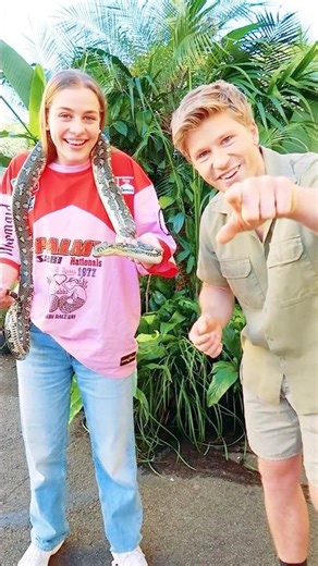 WHO was the bravest? 😱 ROBERT IRWIN's ANIMAL CHALLENGE! #Shorts