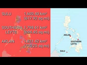 Philippines provinces by land area