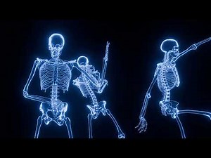Halloween Window Projection 2025 - Loops for over 2 hours. Skeletons, pumpkins, zombies, ghosts