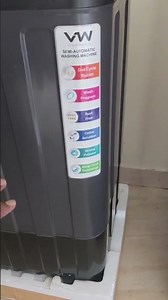 semi automatic washing machine - vw 7,5 kg how to use washing machine 👉part 1 video
