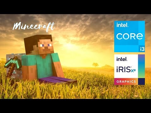 Minecraft Test i3 1220P/1215u 8GB RAM Iris Xe 64Eu's w/shaders