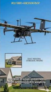 FAA Drone Quiz: Which FAA rule applies: operate a 33 lb sUAS to capture aerial imagery. #shortsfeed