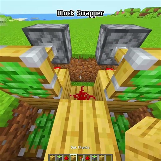 Minecraft's Smartest Block Swapper 🤯 #tutorial #minecraft #shorts