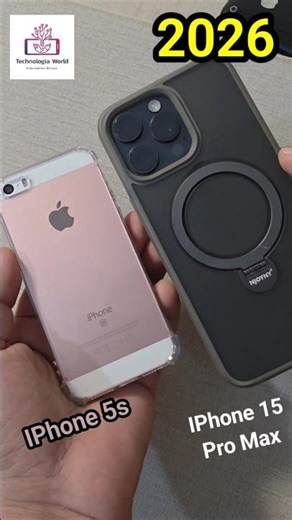 iPhone 5se vs iPhone 15 Pro Max – Boot Up Speed Test! Old vs New 🔥 #iphone #2026