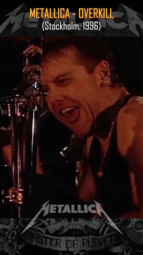 Metallica - Overkill (Stockholm, 1996) #metallica #jameshetfield #rocknroll #thrashmetal