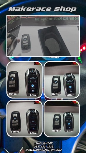 Bmw F30 ติดตั้ง Remote LCD -------------------------- ใช้งานผ่านแอปมือถือได้ ⚙️ระบบ Keyless Entry สะดวกมาก ⚙️เพียงถือรีโมทเดินเข้าใกล้รถ-รถคลายล็อค ⚙️เดินออกห่างรถ-รถล็อคเองอัตโนมัติ ⚙️ สามารถสั่งสตาร์ทเครื่องยนต์ด้วยรีโมทภายนอกได้ ⚙️สั่งงานผ่านมือถือได้ ลืมรีโมท รีโมทหาย ถ่านรีโมทหมด ⚙️ Remote Start ระบบสั่งสตาร์ทระยะไกล ⚙️รีโมทหายหรือมีรีโมทเเค่1ตัวทำเพิ่มได้ 💯 ⚙️พร้อมฟังชั่งการใช้งานแบบล้ำสมัย ⚙️ ไม่มีไม่ได้แล้ว 🎗️🎗️🎗️✨เท่ห์สุดๆ🎗️🎗️🎗️ ✅ฟั่งชั่นอื่นๆสามารถติดตั้งเพิ่มเติมได้✅ ⚙️ Keyless