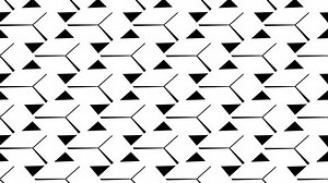 motion pattern with white fill 3d shape