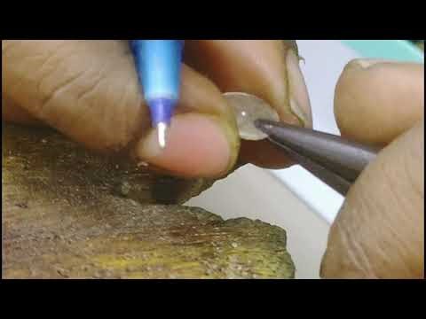 Making silver solitaire ring 💍