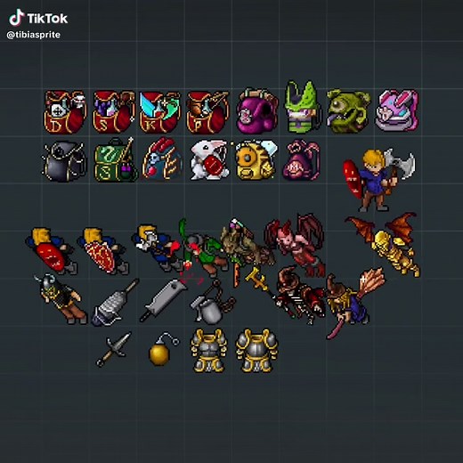 Exploring Tibia Game Sprites: A Visual Journey