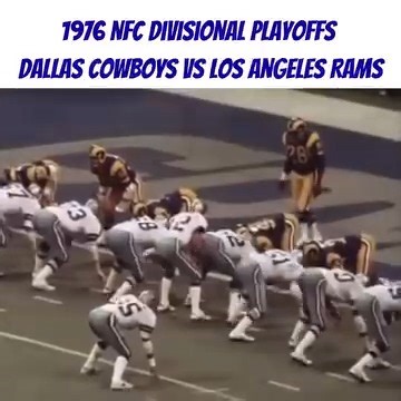 1976 NFC Divisional Playoffs Dallas Cowboys vs Los Angeles Rams 🎬 | Barry Gipson