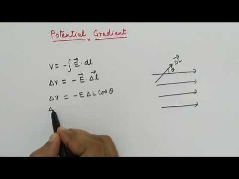 Potential gradient and its application to calculate electric field intensity by Prof. Niraj VITCC