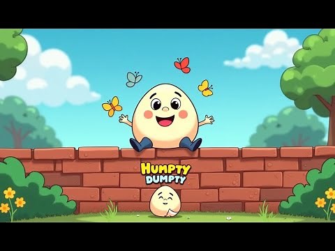 "Humpty Dumpty | Nursery Rhyme for Kids | Fun Animated Cartoon | Poem World"
