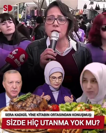 Sera Kadıgil Yine Kitabın Ortasından Konuştu: “Sizde Hiç Utanma Yok Mu?”❗️👇😳 Türkiye İşçi Partisi (TİP) Sözcüsü ve İstanbul Milletvekili Sera Kadıgil, semt pazarında yaptığı açıklamada TBMM’deki iftar menüsü tartışmaları ve artan hayat pahalılığı üzerinden iktidara sert sözlerle yüklendi. Kadıgil, halkın yaşadığı ekonomik sıkıntılara dikkat çekerek, “Bizim derdimiz sizin ne yediğinizle değil, bu milletin ne yemediğiyle” dedi. TBMM’de gündeme gelen iftar menüsü tartışmalarını eleştiren Kadıgil,