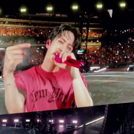 BTS During “Butter” in New York Day 1 🧈 #btslive #arirangworldtour #concert (cr.weii5)