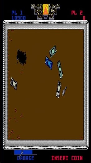 Demolition Derby (1985) #retrogamingloft #demolitionderby #arcadegame