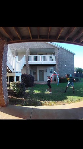 Pool Noodle Battle: Dueling it out with my wife
