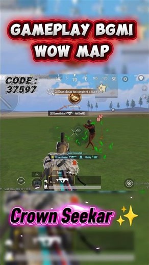Bgmi Gameplay Wow Map #bgmi #pubgmobile #wowmap #1million #120fps