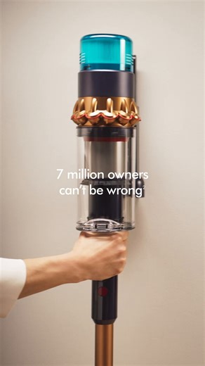 No loss of suction. Ever. Other vacuums lose over 70% of suction when their bin is half full.³ Dyson vacuums use Radial Root Cyclone™ technology to provide a continuous, whole home deep clean. Every time. #DysonHome #DysonVacuum | Dyson