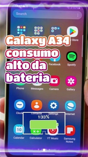 Galaxy A34 HIGH battery DRAIN! #galaxy #a34 #samsung