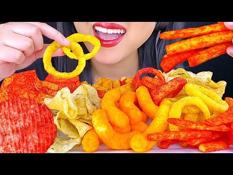 ASMR CHIPS 10 DIFFERENT FLAVORS *EXTREME CRUNCH (MUKBANG) Eating Sounds | ASMR Phan