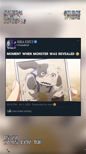 When His Monster Side Was Revealed 😈 | Gleipnir #anime #Gleipnir #animeshorts
