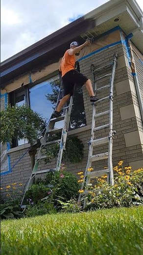 spray painting aluminium soffit