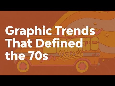 A Look at Graphic Trends That Define the 70s | Retro Fonts, Text Effects, and More!