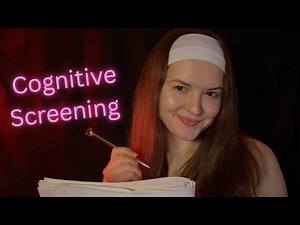 ASMR Cognitive Exam 🧠 ✍️ Memory & Attention Tests (Soft Spoken)