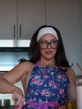 Apron vibes! Cooking up some magic in the kitchen!