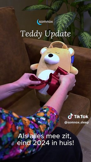 Christmas came early... Met Somnox Teddy! De nieuwe hoes voor Somnox 2 - levering eind 2024