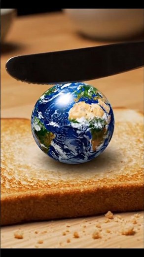 【4K】【ASMR】Pressing and Spreading of Earth 🌎 on Toast