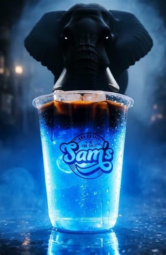 The Blue Elephant Drink Challenge Nobody Survives only in Sam's - poisonous candy challenge
