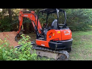 Final drive oil change on my Kubota mini excavator