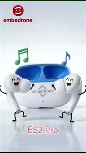 Embedrone ES2 Pro earphone; HD call; water proof; good earbuds; listen music; suit for meeting/sports/games/daily life. #sports #music #fasion #gift #girlfriend #earphone #earbuds #semi-in-ear
