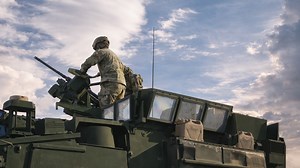 Watch US soldiers fire a .50 cal machine gun