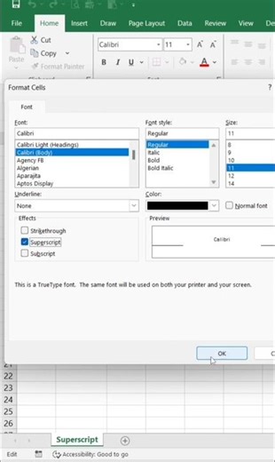 How To Use Superscript in Excel shortsTips #Excelsuperscripts #mstechtricks #excelshortcuts #salaaar