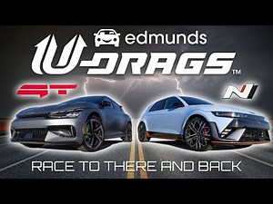 U-DRAGS RACE: Hyundai Ioniq 5 N vs. Kia EV6 GT | Acceleration, Quarter Mile, Handling & More