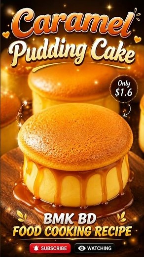 Caramel Pudding Cake Recipe | Soft & Creamy Dessert