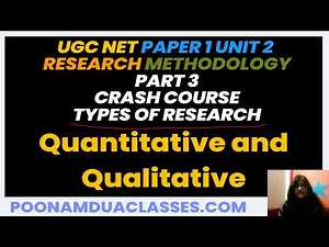 Research Aptitude: Quantitative and Qualitative Video Lecture | Crash Course for UGC NET English Literature